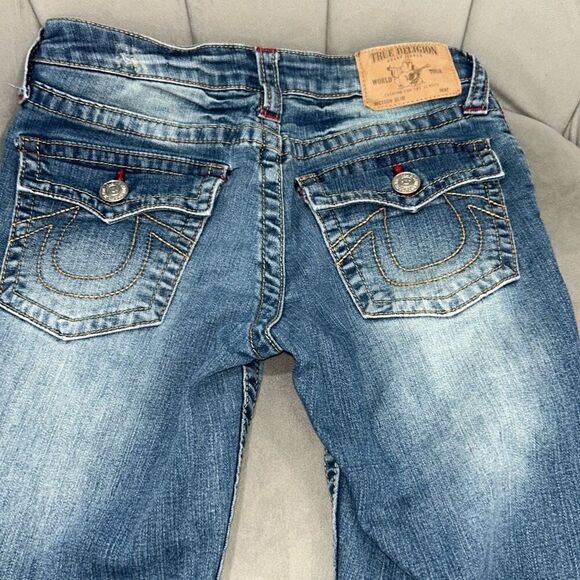 True religion slim straight sz12 jeans - Picture 4 of 5